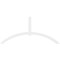 Ekena Millwork Archdale Architectural Grade PVC Gable Bracket, 96"W x 44"H x 2"D x 4"F, 11/12 Pitch GBP096X44X0204ARC00 - alternate 3